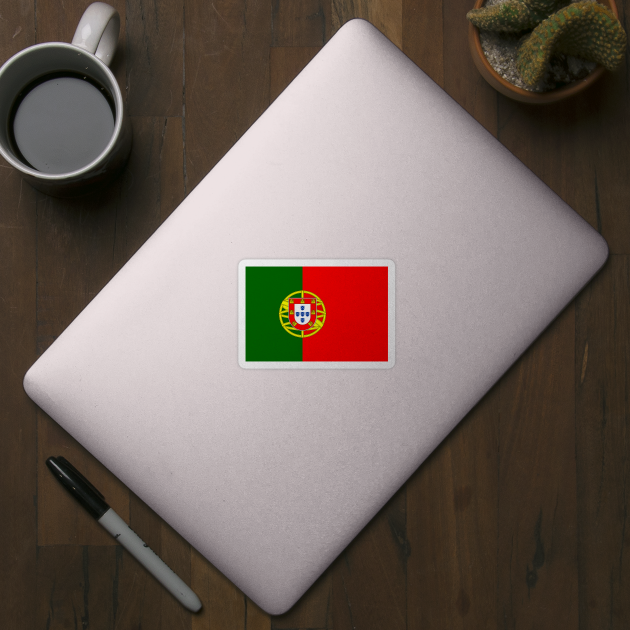 Portugal Flag Minimalist by Issho Ni